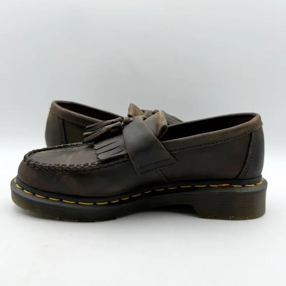 Dr. Martens Womens Adrian Bex Loafers EU 38 US 7 Brown Leather EUC